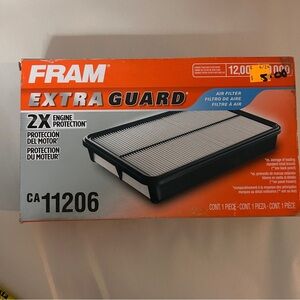 FRAM Extra Guard CA11206 Replacement Engine Air Filter Select Hyundai (lot Of 2)